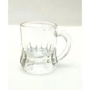Vtg Federal Glass Company Mini Glass Mini Beer Mug Shot Glass